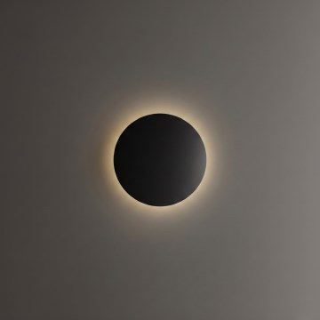 Ideal Lux - LED Außenwandleuchte PUNTO LED/9W/230V CRI 90 Ø 18 cm IP54 schwarz