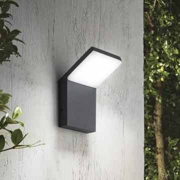 Ideal Lux - LED Außenwandleuchte STYLE LED/8,5W/230V 3000K CRI 90 IP54 schwarz