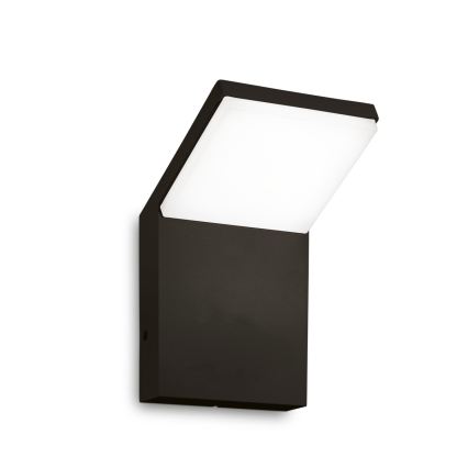 Ideal Lux - LED Außenwandleuchte STYLE LED/8,5W/230V 3000K CRI 90 IP54 schwarz