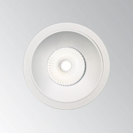 Ideal Lux - LED-Badezimmer-Einbaustrahler GAME TRIM LED/11W/230V 3000K CRI 90 Ø 8,5 cm IP65 weiß