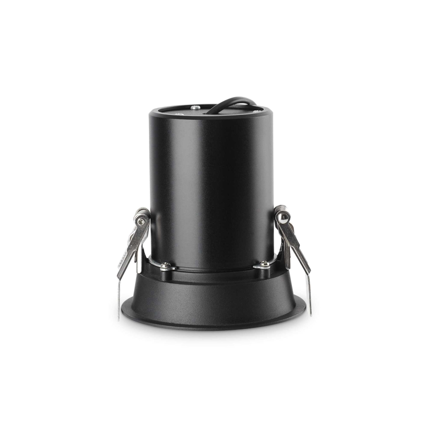 Ideal Lux - LED-Einbaustrahler NOVA, 12 W, 230 V, 3000 K, CRI 90, Ø 10 cm, schwarz