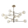 Ideal Lux - LED-Deckenleuchte an Stange EQUINOXE 12xG4/2W/230V d 128,1 cm Messing/rauchig