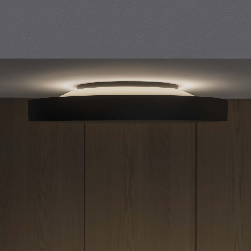 Ideal Lux - LED-Deckenleuchte FLY LED/26W/230V 2700K d 45 cm CRI 90 IP40 schwarz