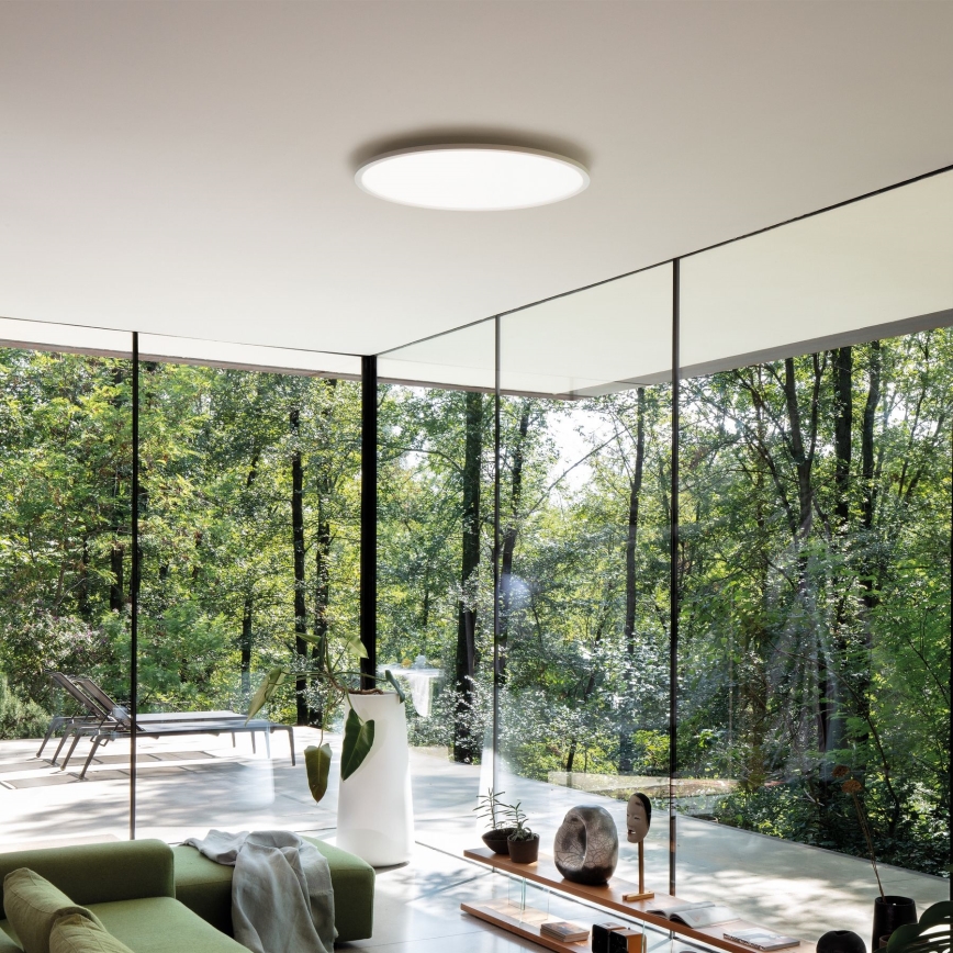 Ideal Lux - LED-Deckenleuchte FLY LED/26W/230V 2700K d 45 cm CRI 90 IP40 weiß