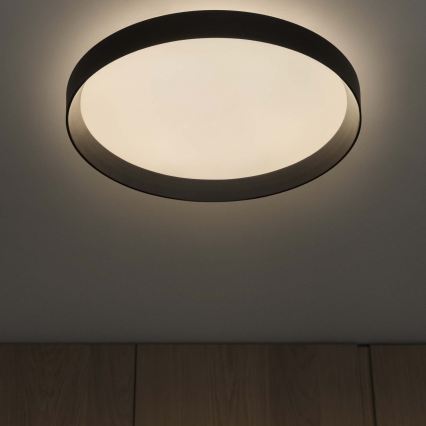 Ideal Lux - LED-Deckenleuchte FLY LED/68W/230V 2700K d 90 cm CRI 90 IP40 schwarz