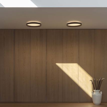 Ideal Lux - LED-Deckenleuchte FLY LED/68W/230V 3000K d 90 cm CRI 90 IP40 schwarz