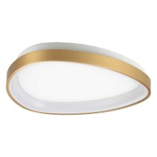 Ideal Lux - LED-Deckenleuchte GEMINI LED/23W/230V d 42,5 cm golden