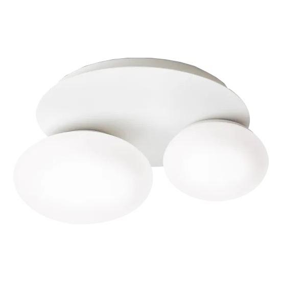 Ideal Lux - LED-Deckenleuchte NINFEA 2xGX53/9W/230V weiß