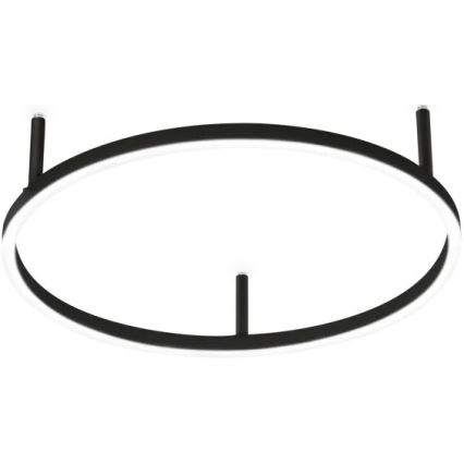 Ideal Lux - LED-Deckenleuchte ORACLE SLIM LED/29W/230V 2700K CRI 90 Ø 50 cm schwarz