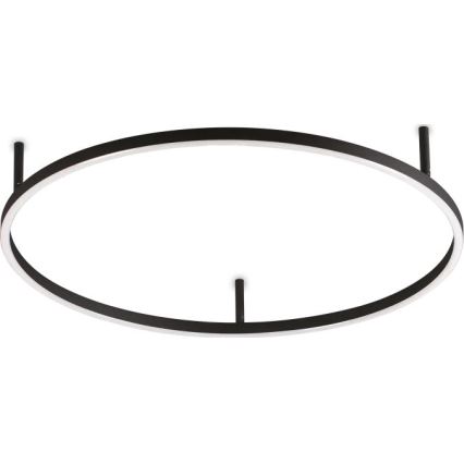 Ideal Lux - LED-Deckenleuchte ORACLE SLIM LED/37W/230V 4000K d 70 cm schwarz
