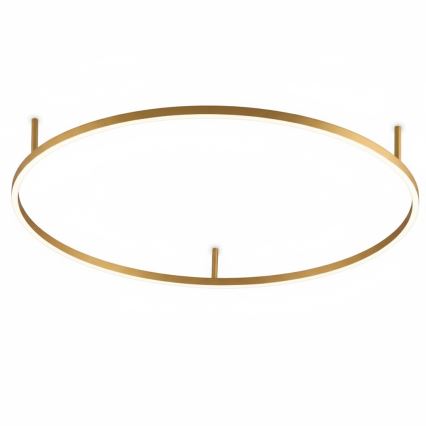 Ideal Lux - ORACLE SLIM LED-Deckenleuchte, 37 W, 230 V, 4000 K, CRI 90, Ø 70 cm, goldfarben