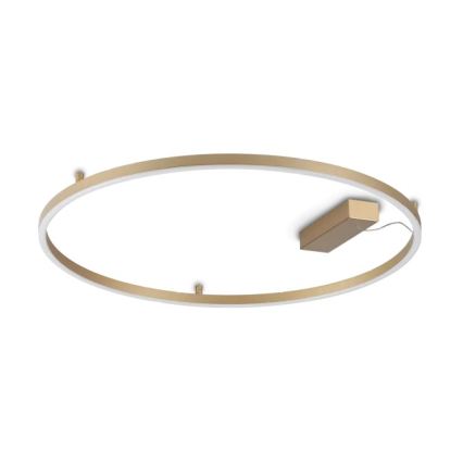 Ideal Lux - LED-Deckenleuchte ORACLE SLIM LED/37W/230V 3000K CRI 90 Ø 70 cm, goldfarben