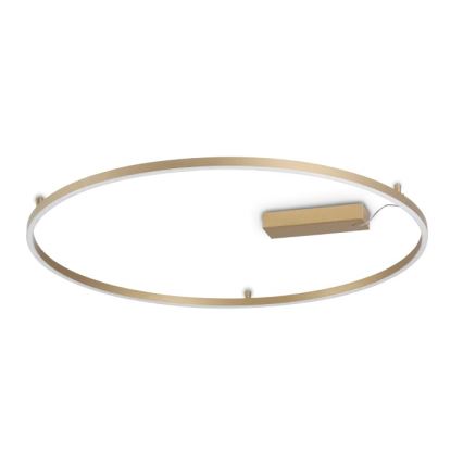Ideal Lux - LED-Deckenleuchte ORACLE SLIM LED/53W/230V 3000K CRI 90 Ø 90 cm gold