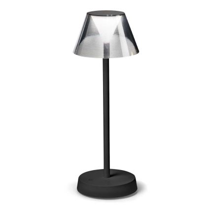 Ideal Lux - LED dimmbare Touch-Lampe LOLITA LED/2,8W/5V 2200 mAh IP54 schwarz