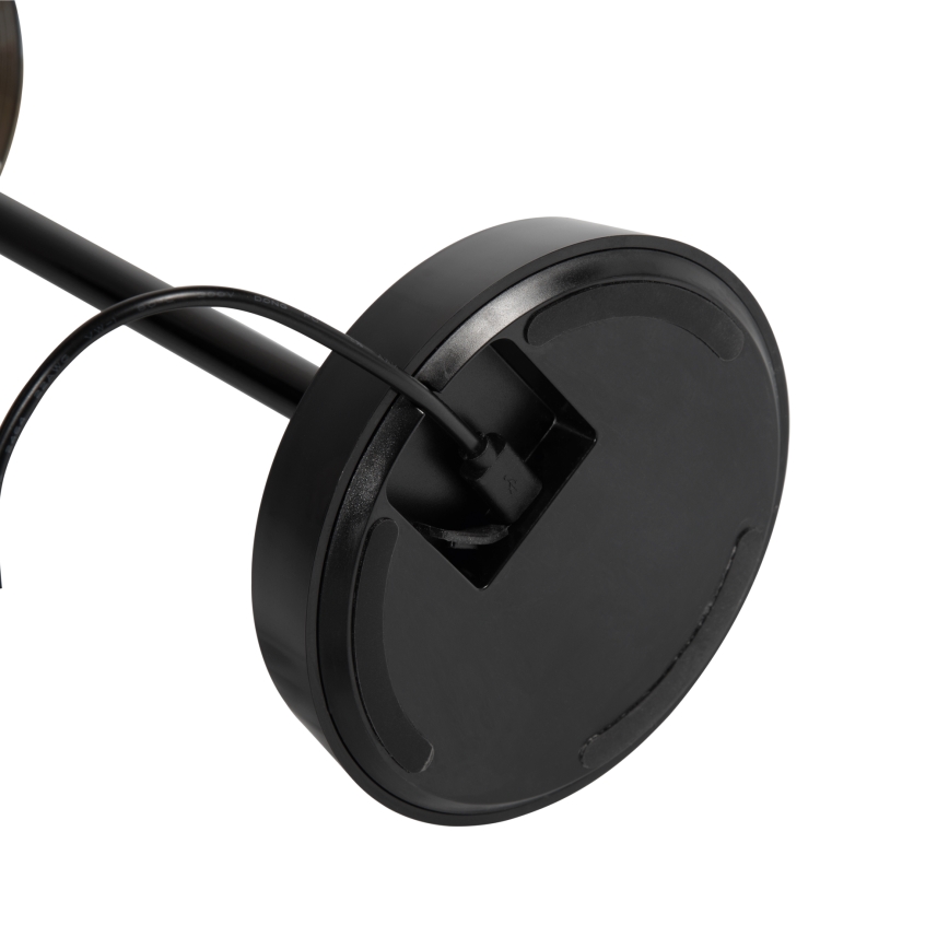 Ideal Lux - LED dimmbare Touch-Lampe LOLITA LED/2,8W/5V 2200 mAh IP54 schwarz