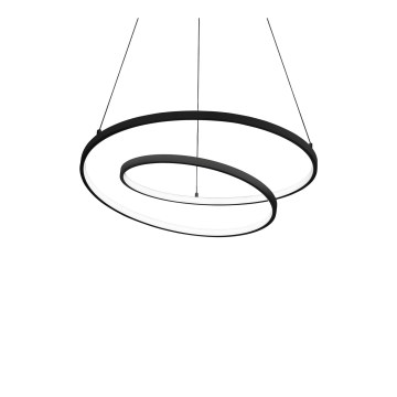 Ideal Lux - LED-dimmbare Pendelleuchte an Kabel OZ LED/48W/230V Ø 60 cm CRI 90 schwarz