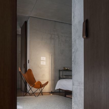 Ideal Lux - LED-dimmbare Stehleuchte YOKO LED/16W/230V CRI 90 schwarz