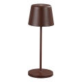 Ideal Lux - LED dimmbare Touch-Außen-Tischlampe CUTE LED/2,5W/3,7V 3000 mAh USB 2200-2700K IP65 braun