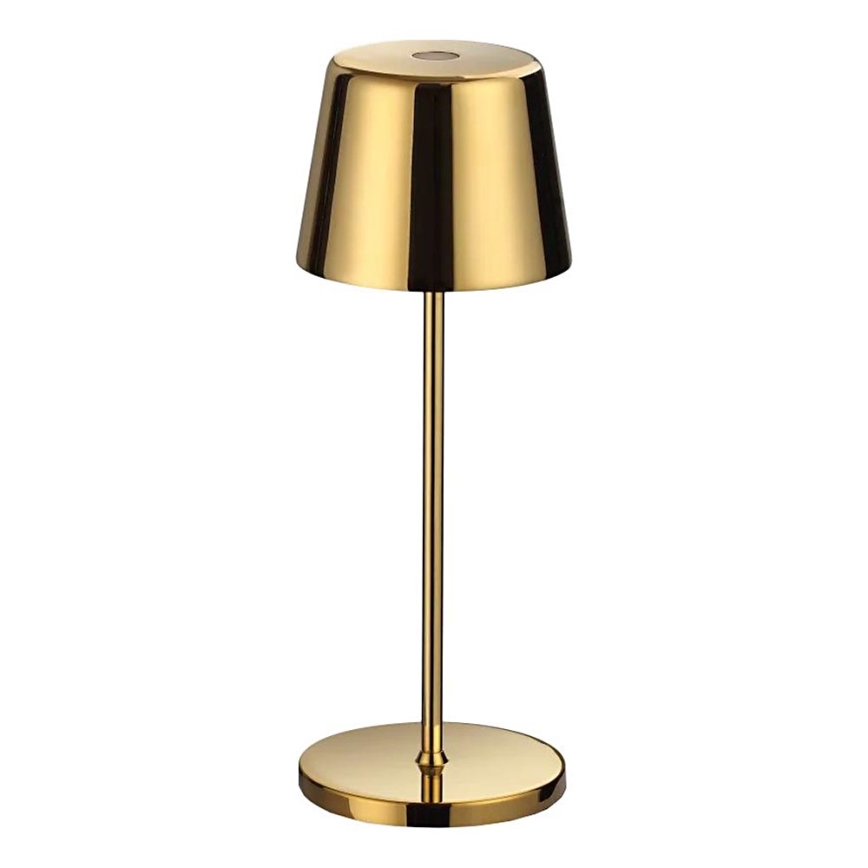 Ideal Lux - LED dimmbare Touch-Außen-Tischlampe CUTE LED/2,5W/3,7V 3000 mAh USB 2200-2700K IP65 gold