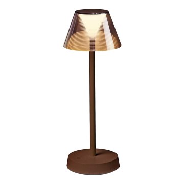 Ideal Lux - LED dimmbare Touch-Lampe LOLITA LED/2,8W/5V 2200 mAh IP54 braun