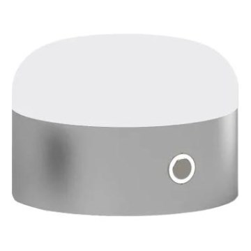 Ideal Lux - LED dimmbare Touch-Tischlampe MIGNON LED/5W/5V 1500 mAh Ø 10 cm CRI 90 glänzender Chrom