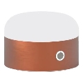 Ideal Lux - LED dimmbare Touch-Tischlampe MIGNON LED/5W/5V 1500 mAh Ø 10 cm CRI 90 Kupfer