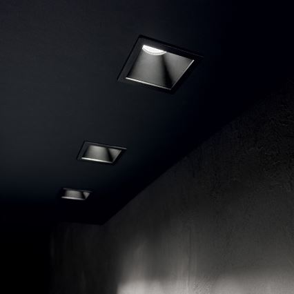 Ideal Lux - LED-Einbauleuchte GAME TRIM LED/11W/230V 3000K Ra 90 8,4x8,4 cm IP40 schwarz