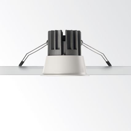Ideal Lux - LED-Einbauleuchte GAME TRIM LED/11W/230V 3000K CRI 90 Ø 8,5 cm IP40 schwarz/weiß