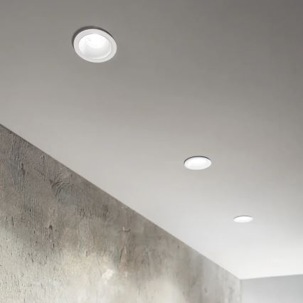 Ideal Lux - LED-Einbauleuchte GAME TRIM LED/11W/230V 3000K CRI 90 Ø 8,5 cm IP40 weiß