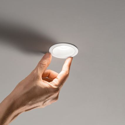 Ideal Lux - LED-Einbauleuchte GAME TRIM LED/5,5W/230V 3000K CRI 90 Ø 5,8 cm weiß