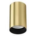 Ideal Lux - LED-Einbauleuchte LOOK 1xGU10/7W/230V CRI 90 Ø 6 cm Messing