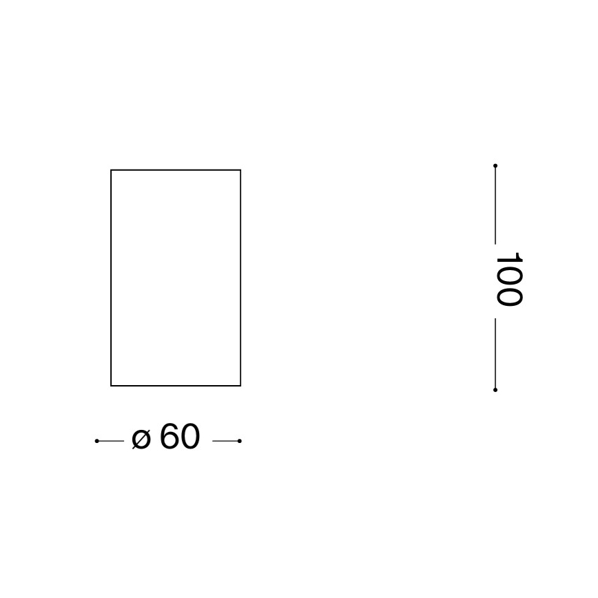 Ideal Lux - LED-Einbauleuchte LOOK 1xGU10/7W/230V CRI 90 Ø 6 cm Messing