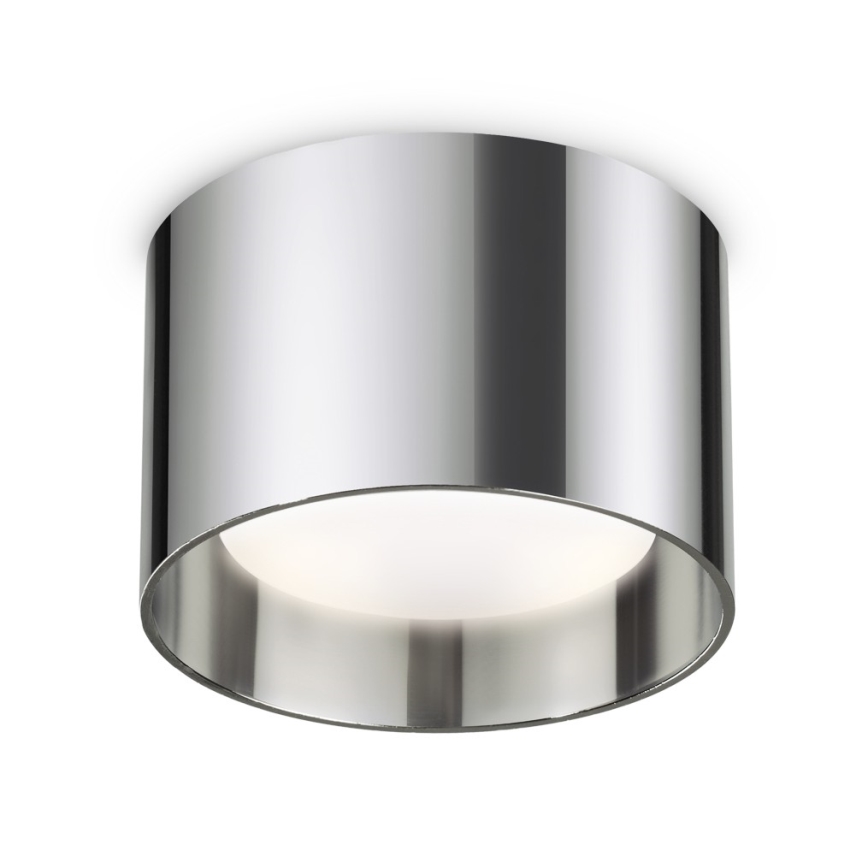 Ideal Lux - LED-Einbauleuchte SPIKE 1xGX53/9W/230V Ø 10 cm glänzender Chrom