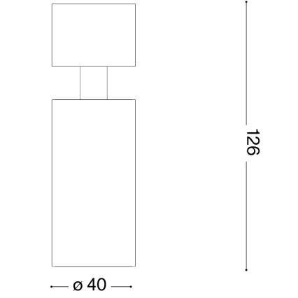 Ideal Lux - LED-Einbauspot DYNAMITE 1xGU10/7W/230V CRI 90 weiß