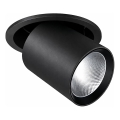 Ideal Lux - LED-Einbaustrahler NOVA LED/20W/230V 4000 K CRI 90 Ø 15,4 cm schwarz