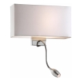 Ideal Lux - LED Flexibler Wandleuchte HOTEL 1xE27/60W + LED/1,5W/230V