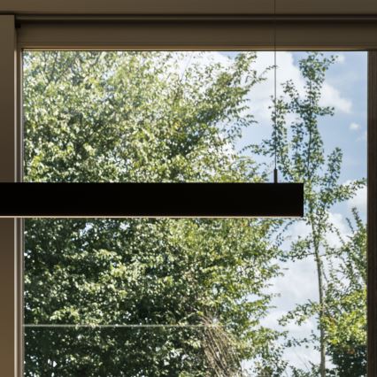 Ideal Lux - LED-Hängeleuchte an Kabel LINUS LED/32W/230V 3000K CRI 90 120 cm schwarz