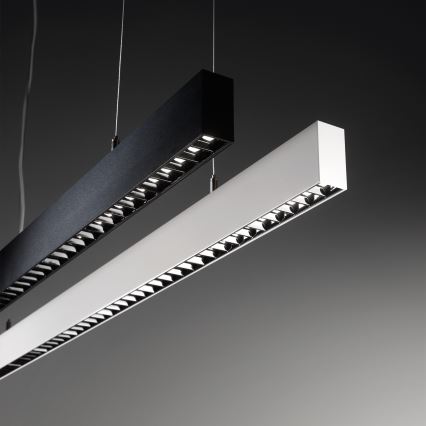 Ideal Lux - LED-Hängeleuchte an Kabel OFFICE LED/30W/230V 3000K CRI 90 schwarz