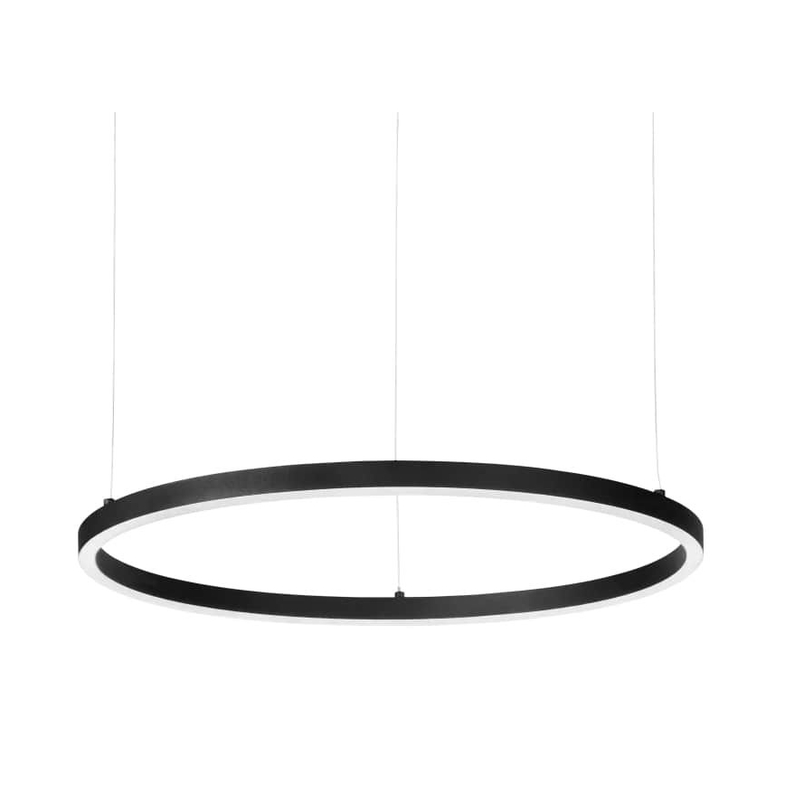 Ideal Lux - LED-dimmbare Pendelleuchte an Kabel ORACLE SLIM LED/40W/230V 3000K CRI 90 Ø 70 cm schwarz
