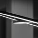 Ideal Lux - LED-Hängeleuchte an Schnur ORACLE LED/89W/230V d 150 cm schwarz