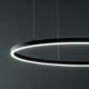Ideal Lux - LED-Hängeleuchte an Schnur ORACLE SLIM LED/43W/230V d 90 cm schwarz