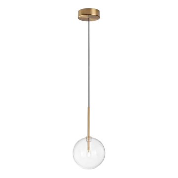 Ideal Lux - LED-Hängeleuchte EQUINOXE 1xG4/2W/230V d 15 cm Messing/klar