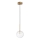 Ideal Lux - LED-Hängeleuchte EQUINOXE 1xG4/2W/230V d 15 cm Messing/klar