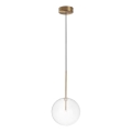 Ideal Lux - LED-Hängeleuchte EQUINOXE 1xG4/2W/230V d 20 cm Messing/klar