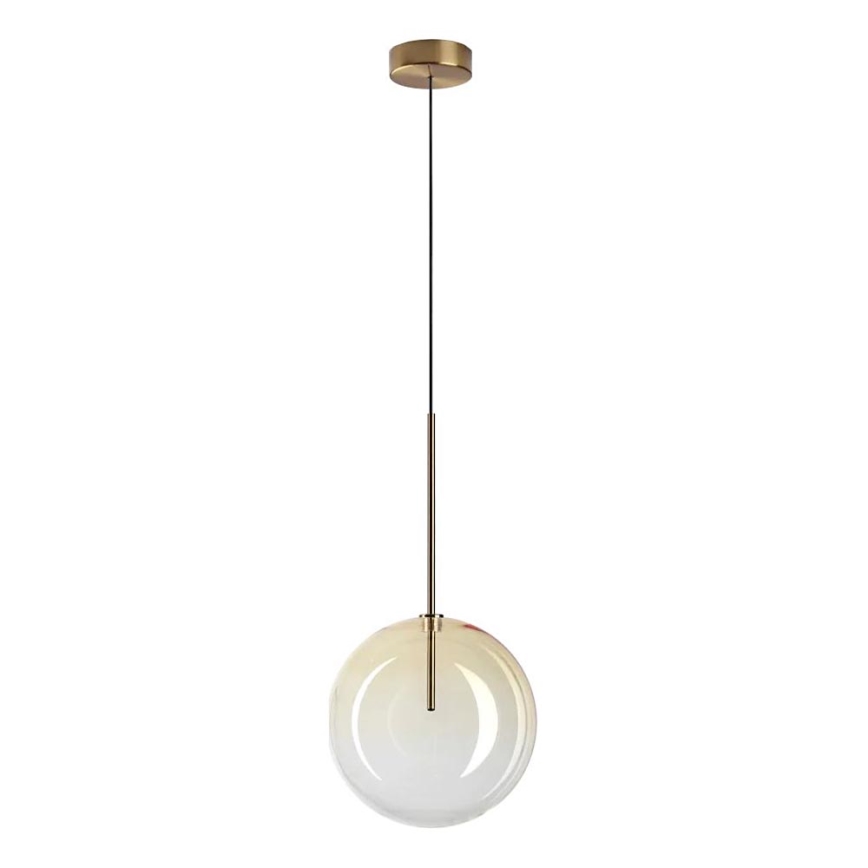 Ideal Lux - LED-Hängeleuchte EQUINOXE 1xG4/2W/230V d 25 cm Messing/rauchig