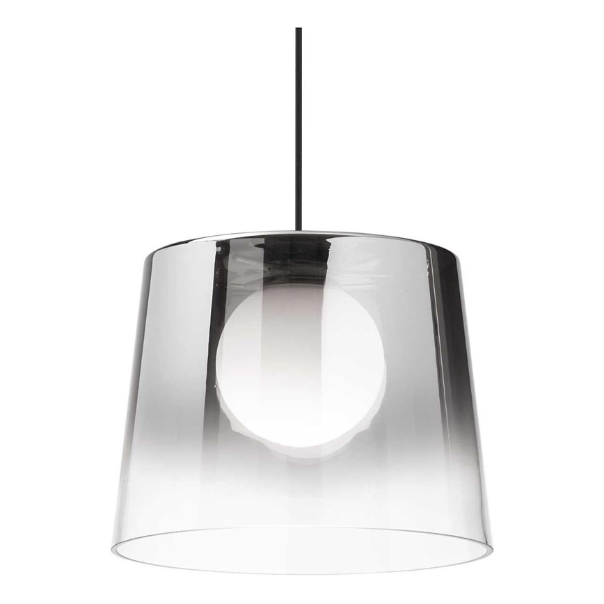 Ideal Lux - LED-Hängeleuchte FADE 1xG9/3W/230V d 27,3 cm grau/rauchig