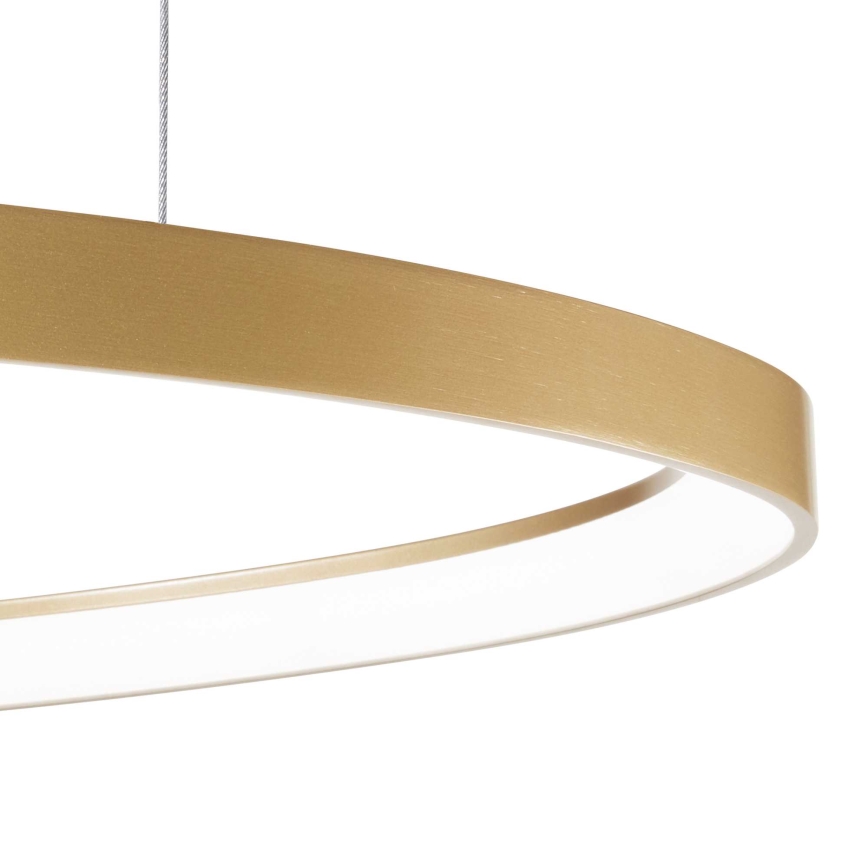 Ideal Lux - LED-Hängeleuchte GEMINI LED/48W/230V d 61 cm CRI 90 golden