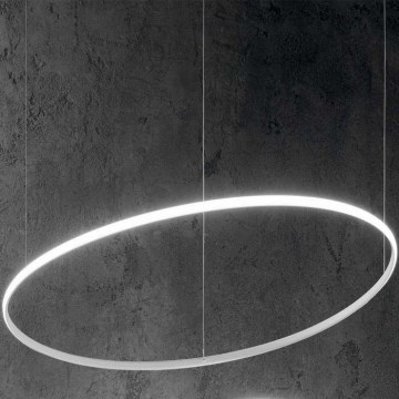 Ideal Lux - LED-Hängeleuchte HULAHOOP LED/46W/230V 3000K d 100 cm CRI 90 weiß