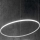 Ideal Lux - LED-Hängeleuchte HULAHOOP LED/46W/230V 3000K d 100 cm CRI 90 weiß