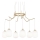Ideal Lux - LED-Hängeleuchte KAROUSEL 6xG9/3W/230V d 72 cm Messing